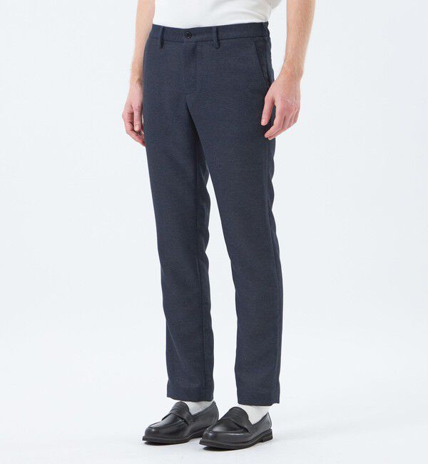 MACKINTOSH PHILOSOPHY「テーラードジャージーエラスティックパンツ ウール混起毛カラミ」|スラックス|