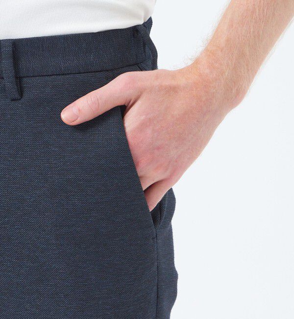 MACKINTOSH PHILOSOPHY「テーラードジャージーエラスティックパンツ ウール混起毛カラミ」|スラックス|