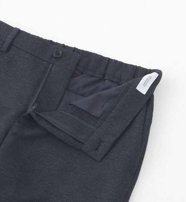 MACKINTOSH PHILOSOPHY「テーラードジャージーエラスティックパンツ ウール混起毛カラミ」|スラックス|