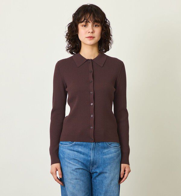 MACKINTOSH PHILOSOPHY「GREY LABEL ニットポロカーディガン」|ニット・セーター|