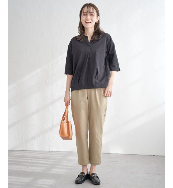 ikka「【雑誌InRed4月号掲載】GOKU楽パンツ テーパード【親子コーデ】」|その他|