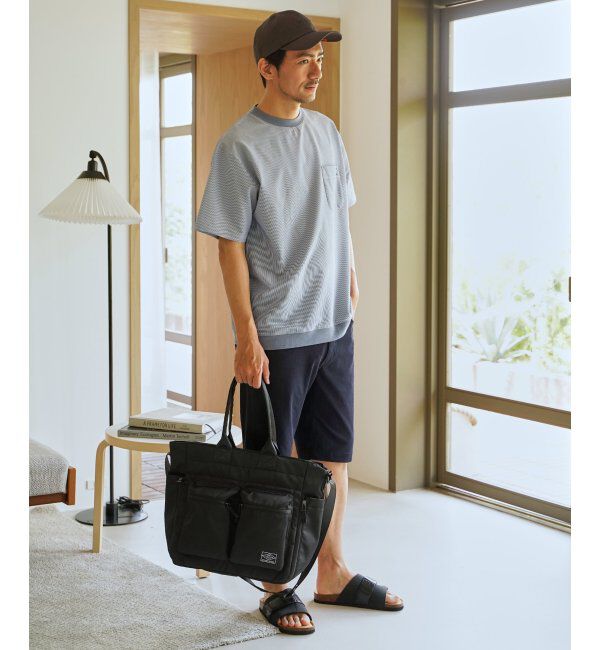 ikka「ナイロンツイル2WAYトートバッグ」|その他|