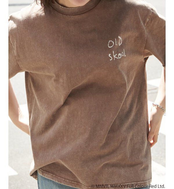 VENCE share style「Banksy バンクシー Keep it real スノーウォッシュTシャツ」|Tシャツ・カットソー|