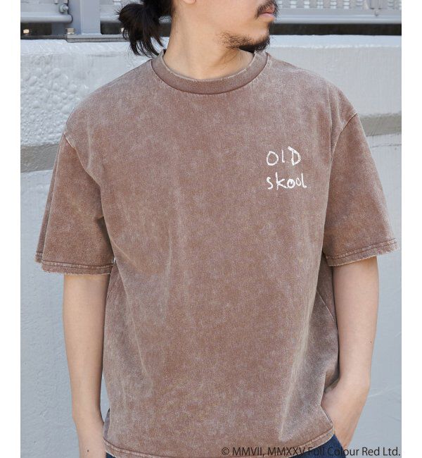 VENCE share style「Banksy バンクシー Keep it real スノーウォッシュTシャツ」|Tシャツ・カットソー|