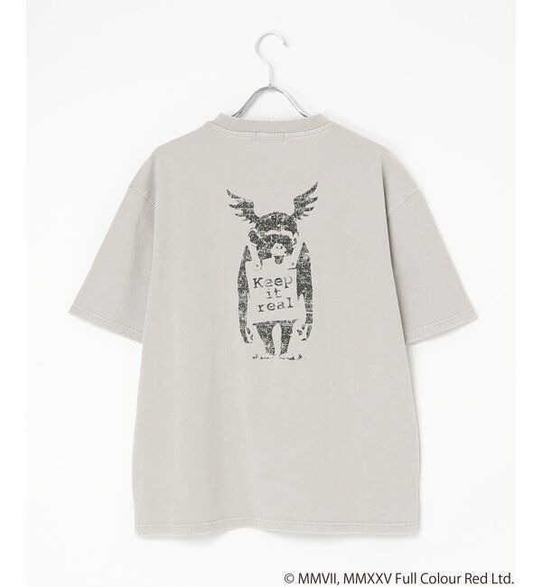 VENCE share style「Banksy バンクシー Keep it real スノーウォッシュTシャツ」|Tシャツ・カットソー|