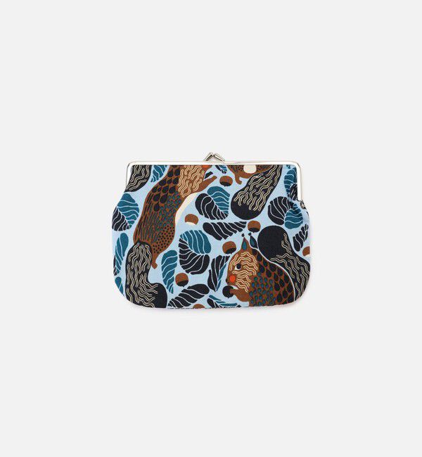 Marimekko「Mini Kurre Puolikas Kukkaro がま口ポーチ」|メガネ|