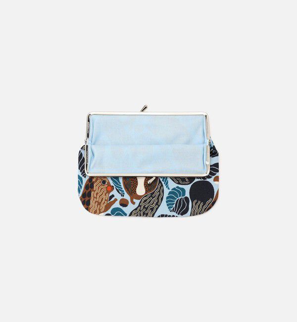 Marimekko「Mini Kurre Puolikas Kukkaro がま口ポーチ」|メガネ|