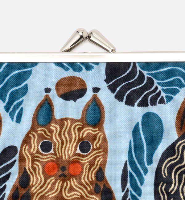 Marimekko「Mini Kurre Puolikas Kukkaro がま口ポーチ」|メガネ|