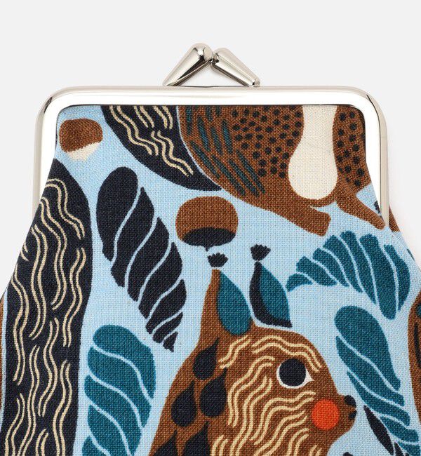 Marimekko「Mini Kurre Pieni Kukkaro がま口ポーチ」|メガネ|