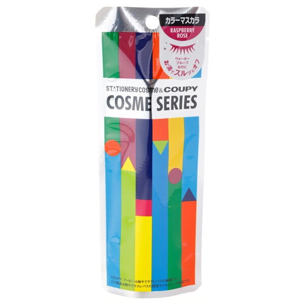  「STATIONERY COSME クーピー柄カラーマスカラA ラズベリーローズ 本体 (7g)」|マスカラ・まつげ|