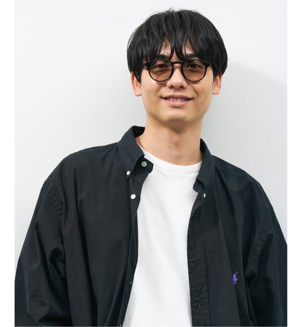 「【WEB限定】ボストン型 サングラス | カラーレンズ 軽量 トレンド 紫外線対策 UVカット ユニセックス」|サングラス|