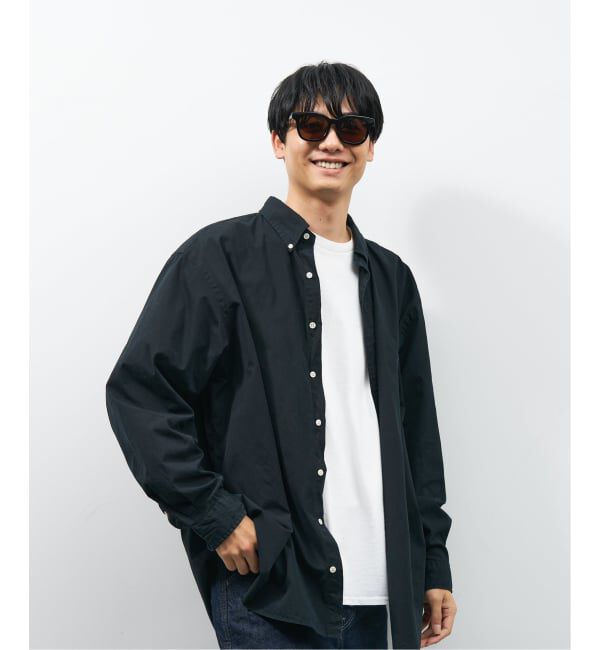  「【WEB限定】ウェリントン型 サングラス | 軽量 カラーレンズ トレンド 紫外線対策 UVカット 大きめサイズ」|サングラス|