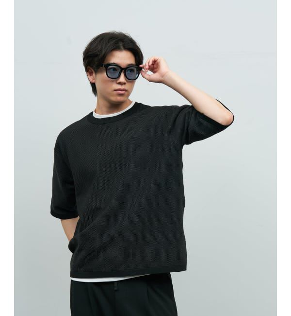  「【WEB限定】ウェリントン型 サングラス | 軽量 カラーレンズ トレンド 紫外線対策 UVカット 大きめサイズ」|サングラス|