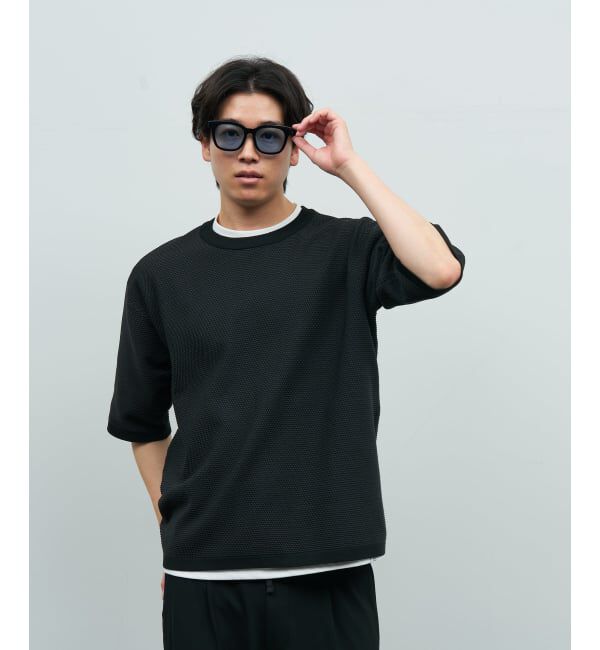  「【WEB限定】ウェリントン型 サングラス | 軽量 カラーレンズ トレンド 紫外線対策 UVカット 大きめサイズ」|サングラス|