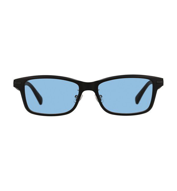  「SUNCUTGlasses/UV100%CUT サングラス レザー調 ラバーテンプル 紫外線対策 UV対策 UVカット ズレ落ち防止」|サングラス|