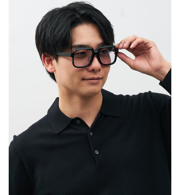  「SUNCUTGlasses/UV100%CUT ウェリントン型 サングラス | カラーレンズ 太縁フレーム  紫外線対策 UVカット」|サングラス|