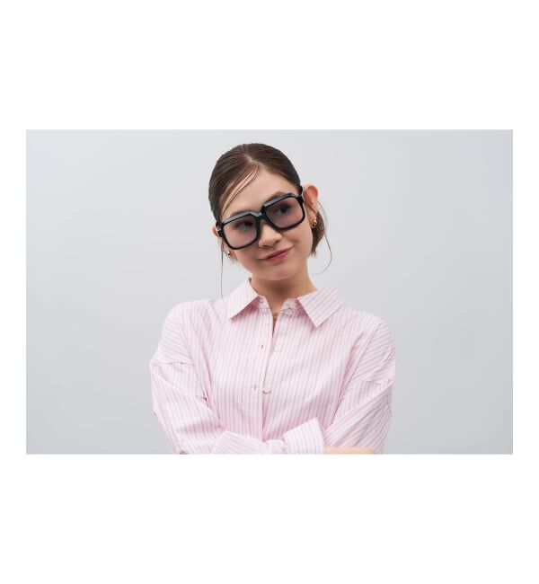  「SUNCUTGlasses/UV100%CUT ウェリントン型 サングラス | カラーレンズ 太縁フレーム  紫外線対策 UVカット」|サングラス|