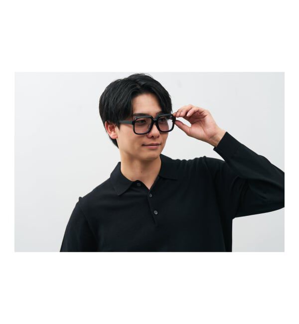 「SUNCUTGlasses/UV100%CUT ウェリントン型 サングラス | カラーレンズ 太縁フレーム  紫外線対策 UVカット」|サングラス|