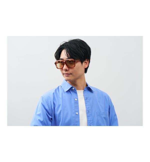  「SUNCUTGlasses/UV100%CUT ウェリントン型 サングラス | カラーレンズ 太縁フレーム  紫外線対策 UVカット」|サングラス|