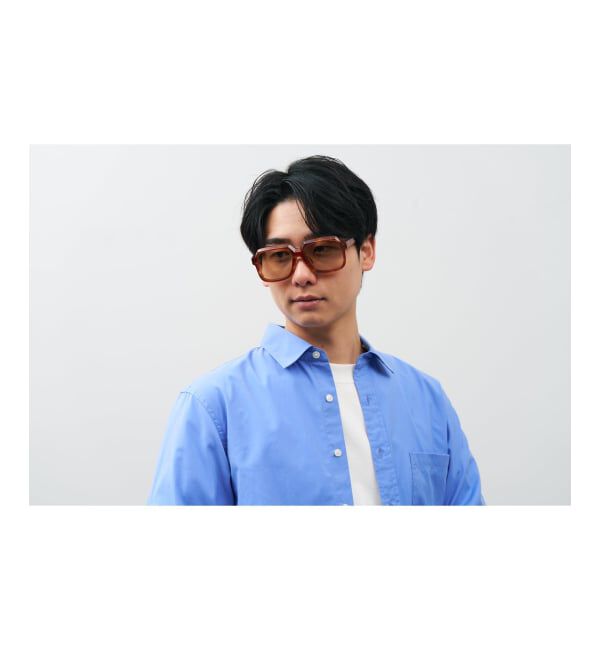  「SUNCUTGlasses/UV100%CUT ウェリントン型 サングラス | カラーレンズ 太縁フレーム  紫外線対策 UVカット」|サングラス|