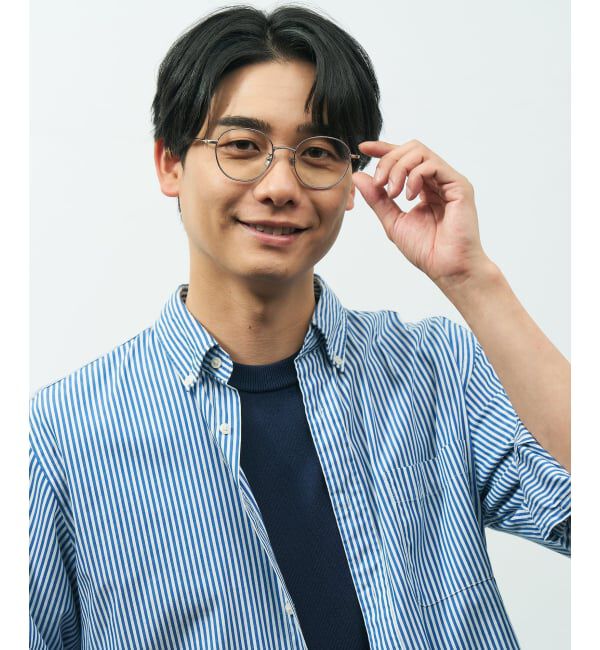  「ボストン型 サングラス | クリアサングラス メタル おしゃれ 紫外線対策 UVカット TREND SUNGLASSES」|サングラス|