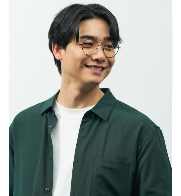  「ボストン型 サングラス | 調光 紫外線で色が変わる 紫外線対策 UVカット 丸型 メタル TREND SUNGLASSES」|サングラス|