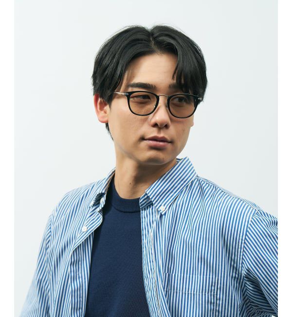  「ウェリントン型 サングラス | カラーレンズ コンビネーションフレーム UVカット TREND SUNGLASSES」|サングラス|