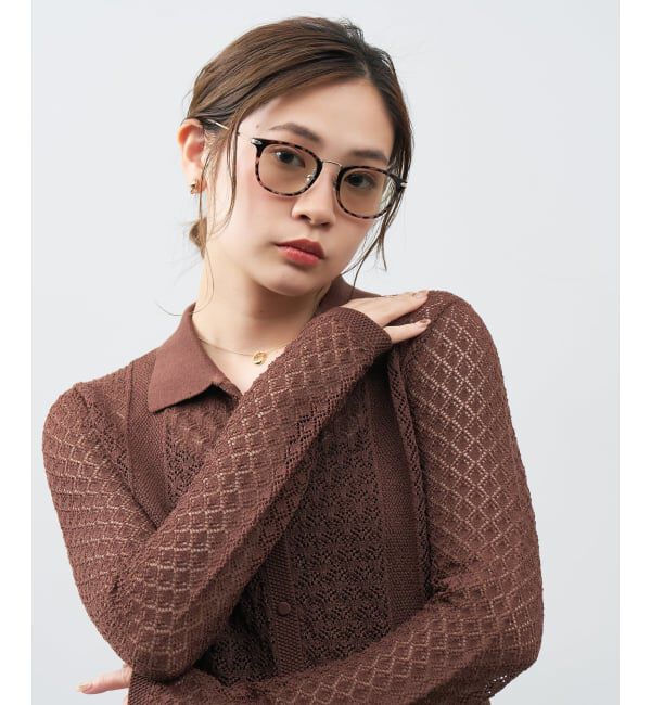  「ウェリントン型 サングラス | カラーレンズ コンビネーションフレーム UVカット TREND SUNGLASSES」|サングラス|