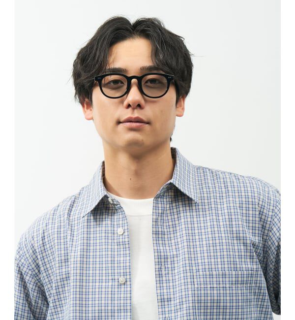  「【WEB限定】SUNCUTGlasses/UV100%CUT ウェリントン型サングラス | カラーレンズ 太縁 紫外線対策 UVカット」|サングラス|