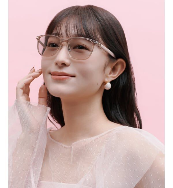  「WEB限定 SUNCUTGlasses/UV100％CUT ウェリントン型 パーソナルカラーサングラス | イエベ ブルべ 」|サングラス|ブラウン系その他1