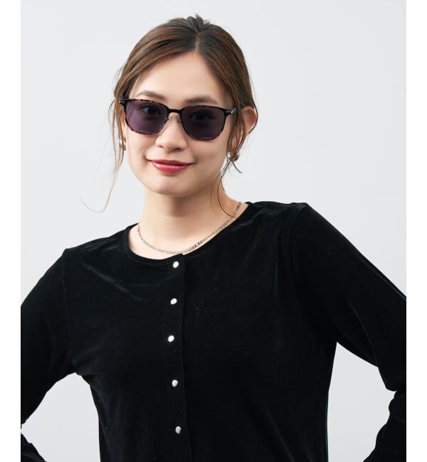  「WEB限定 SUNCUTGlasses/UV100％CUT ウェリントン型 パーソナルカラーサングラス | イエベ ブルべ 」|サングラス|