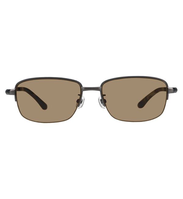  「SUNGLASSES COLLECTION ウェリントン型 サングラス | 軽量 メタル カラーレンズ 紫外線対策 UVカット     」|サングラス|