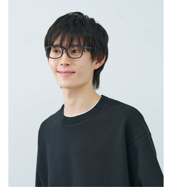  「Men's BASIC (メンズ･ベーシック) ウェリントン型 メガネ | レンズ交換券付」|メガネ|