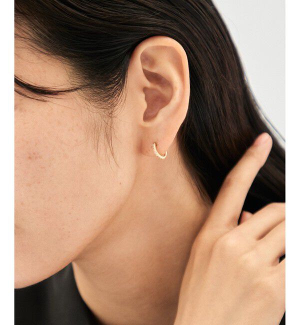 Jouete「ジルコニア フープピアス」|ピアス|