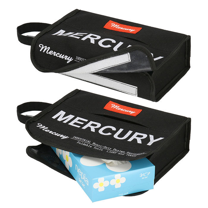 MERCURY「マーキュリー 雑貨 通販 ティッシュケース おしゃれ 吊り下げ 車 壁掛け ティッシュカバー 掛け」|その他|