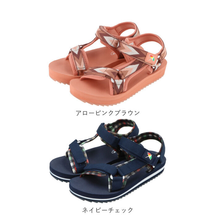 BACKYARD FAMILY「アーノルドパーマー サンダル 通販 スポーツサンダル レディース ぺたんこ 旅行 リゾート」|サンダル|