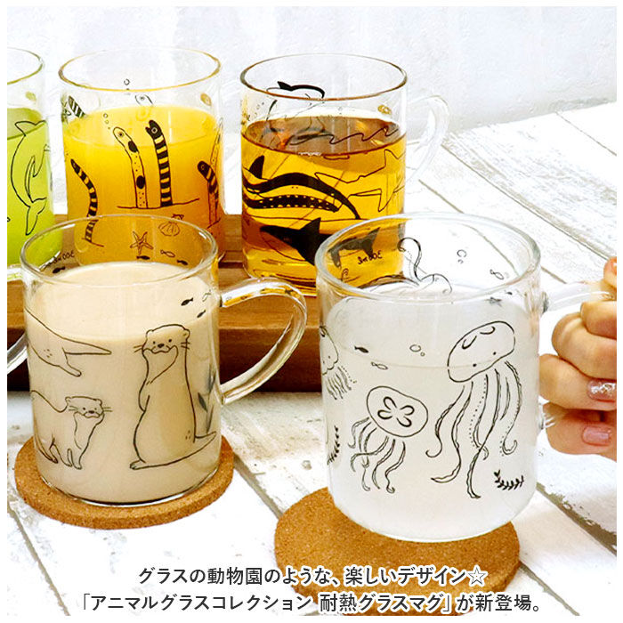 BACKYARD FAMILY「マグカップ 耐熱ガラス 通販 耐熱マグカップ ガラス製 耐熱 ガラス マグ カップ 透明 軽量」|グラス・マグカップ|