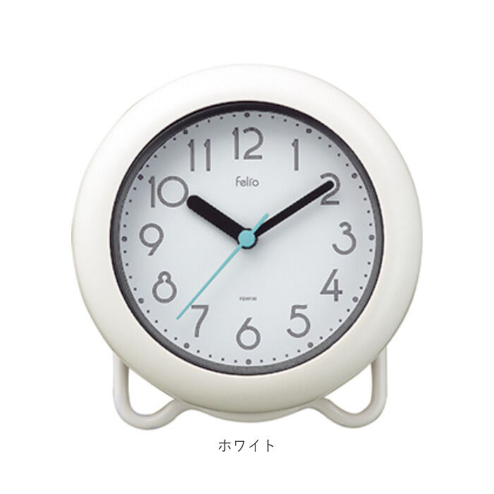 BACKYARD FAMILY「MAG マグ 防水 置掛時計 時計 置掛両用 通販 置き時計 壁掛け時計 壁掛け タオルハンガー」|クロック・置時計|