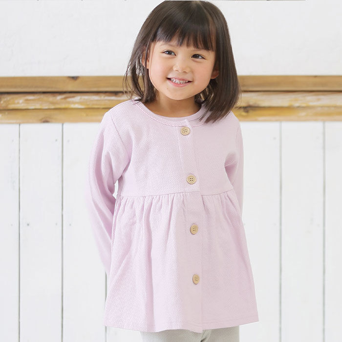 BACKYARD FAMILY「女の子 カーディガン キッズ 通販 カーデガン 子供 上着 薄手 子供服 子ども服 ガールズ 綿」|その他|