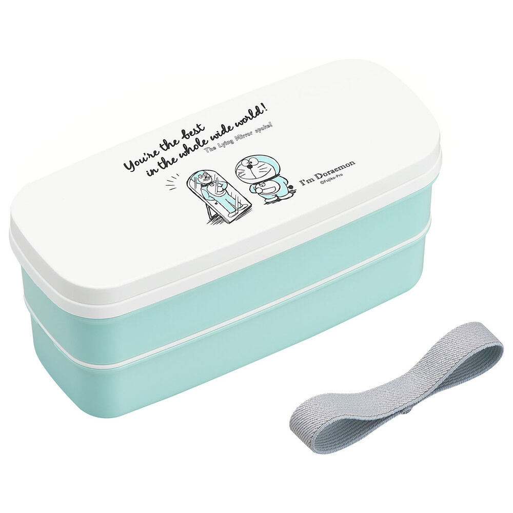 BACKYARD FAMILY「キャラクター ランチボックス 640ml 2段 通販 弁当箱 お弁当箱 ランチ 二段 ベルト付き」|食器・キッチングッズ|ホワイト2