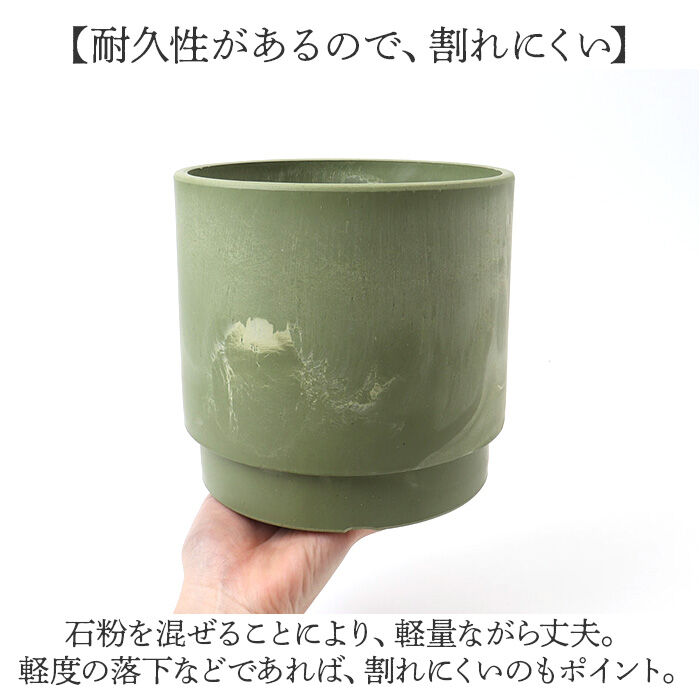 BACKYARD FAMILY「植木鉢 プラスチック 丸型 通販 SK ステップ 12xH12 鉢 約 3.5号 鉢カバー」|その他|