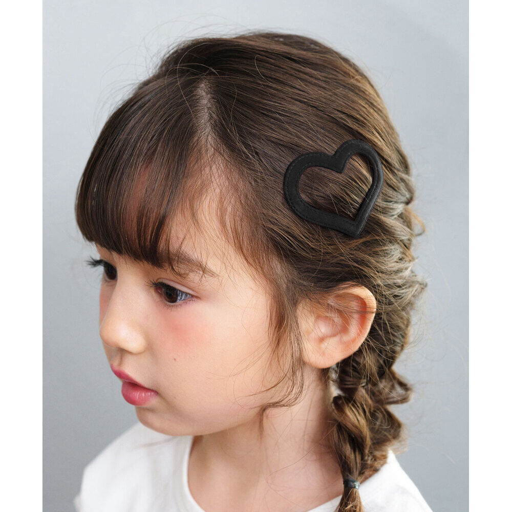 BACKYARD FAMILY「Rora パッチン留め 2個セット 通販 ローラ ラナ スウェード パッチンピン パッチンどめ」|その他|ブラック1