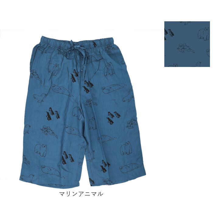 BACKYARD FAMILY「ステテコ おしゃれ 通販 レディース メンズ ルームウェア パンツ 部屋着 すててこ 7分丈」|ルームウェア|