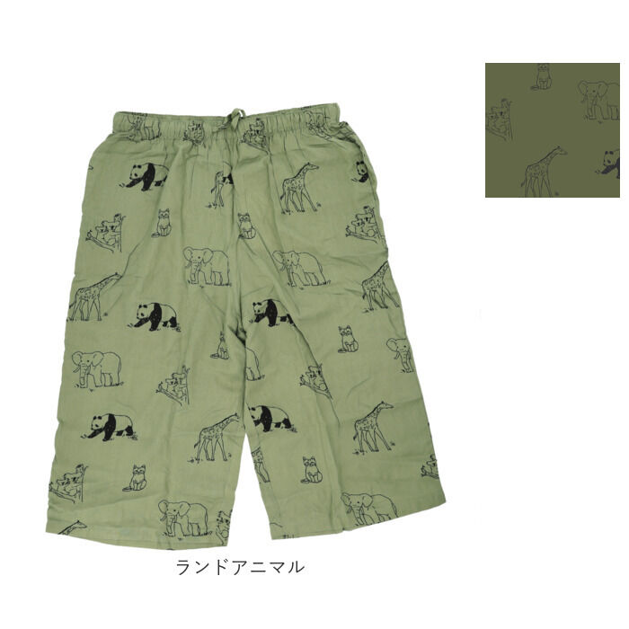BACKYARD FAMILY「ステテコ おしゃれ 通販 レディース メンズ ルームウェア パンツ 部屋着 すててこ 7分丈」|ルームウェア|