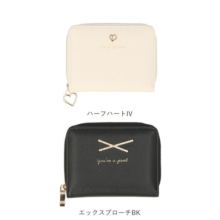BACKYARD FAMILY「ラウンドファスナー 二つ折り財布 レディース 通販 財布 コンパクト 2つ折り財布 ミニ財布」|財布|