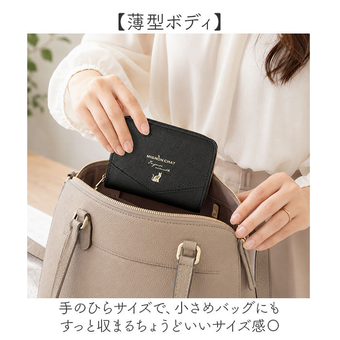 BACKYARD FAMILY「ラウンドファスナー 二つ折り財布 レディース 通販 財布 コンパクト 2つ折り財布 ミニ財布」|財布|