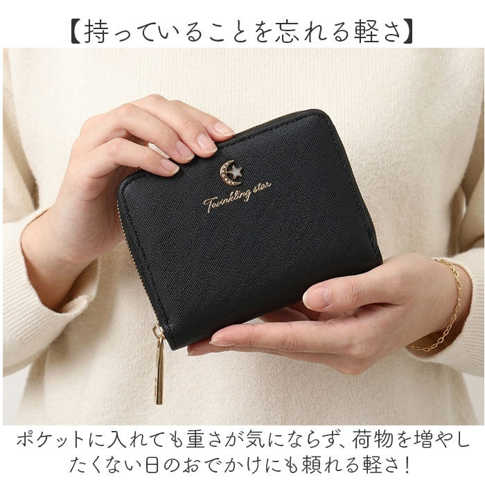 BACKYARD FAMILY「ラウンドファスナー 二つ折り財布 レディース 通販 財布 コンパクト 2つ折り財布 ミニ財布」|財布|