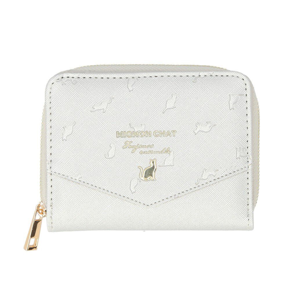 BACKYARD FAMILY「ラウンドファスナー 二つ折り財布 レディース 通販 財布 コンパクト 2つ折り財布 ミニ財布」|財布|ブルー2