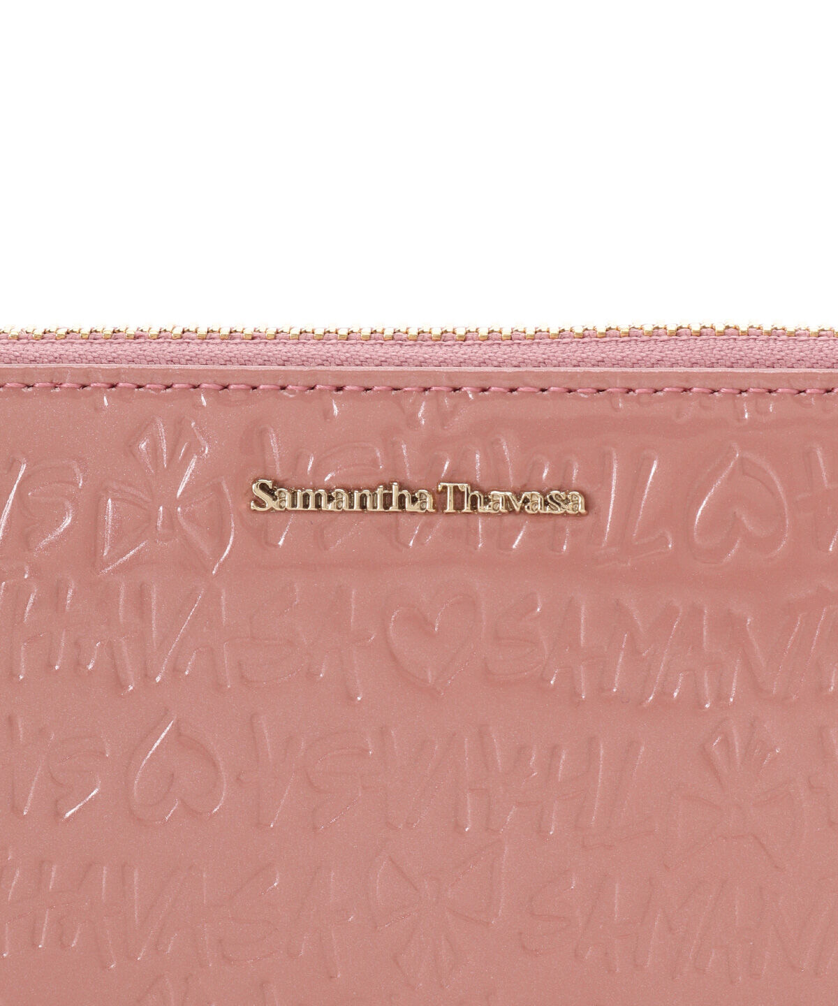 Samantha Thavasa「スクリッタ柄 エナメル長財布[Revival Collection]」|財布|