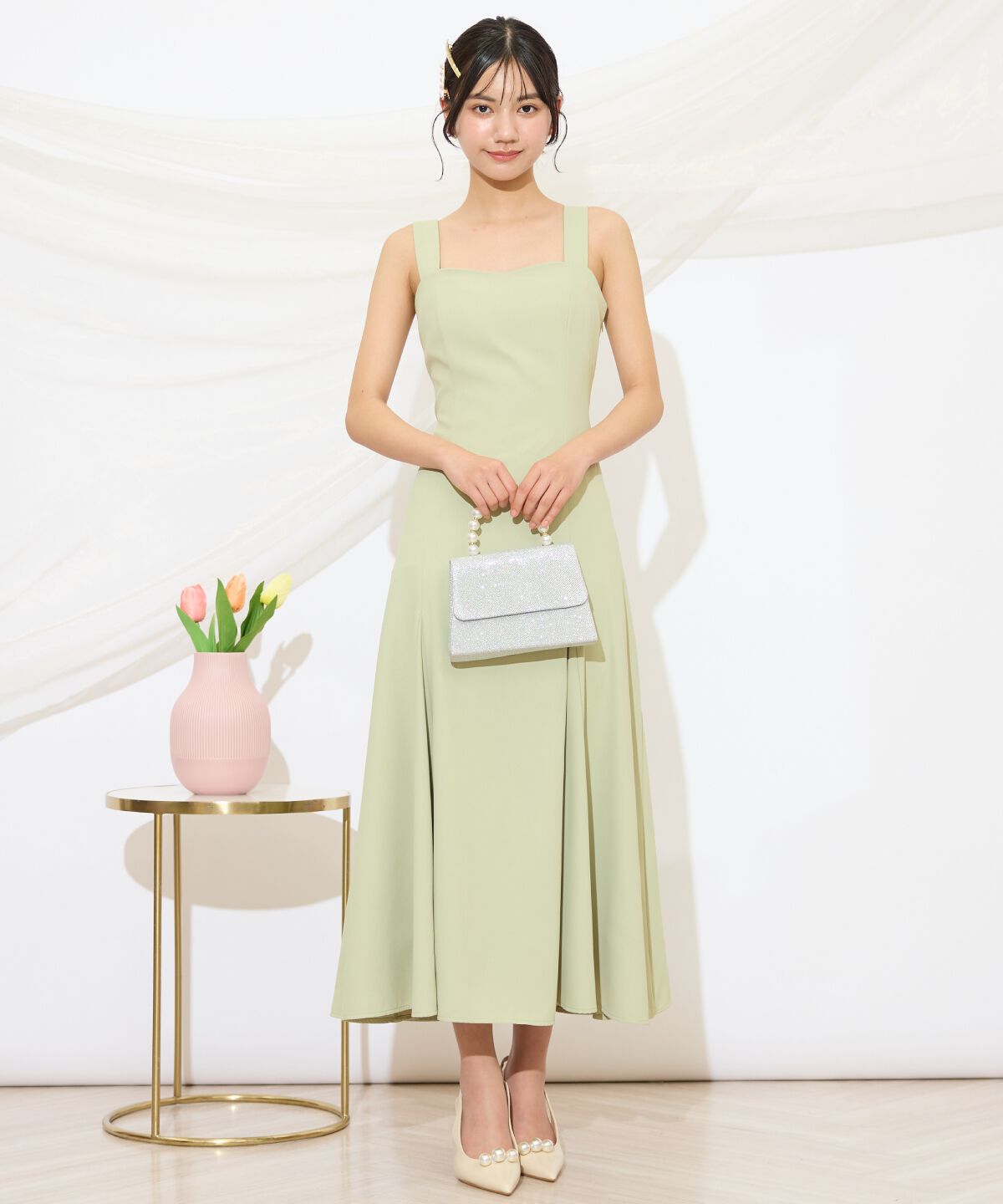 WILLSELECTION「バックレースアップワンピース」|ドレス|
